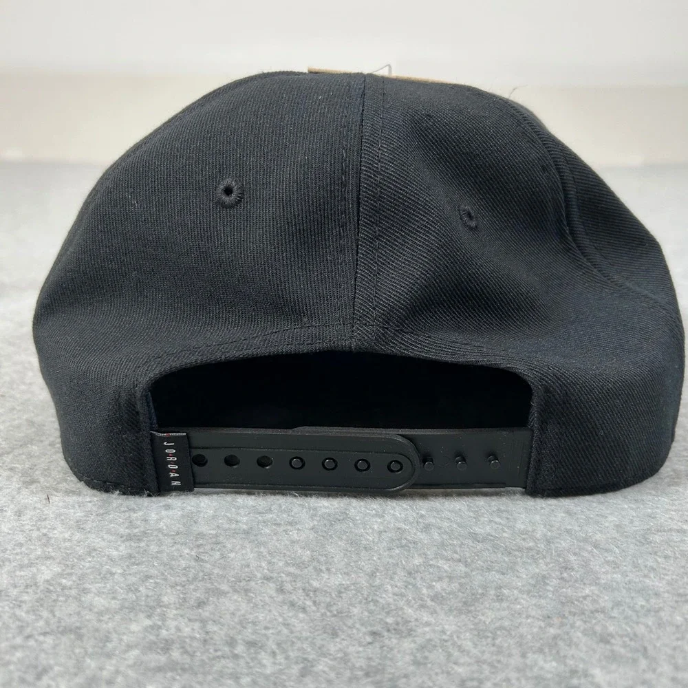 Jordan Pro Cap Hat Size M/L Black Unisex Nike Unstructured  Embroidered Logo NEW